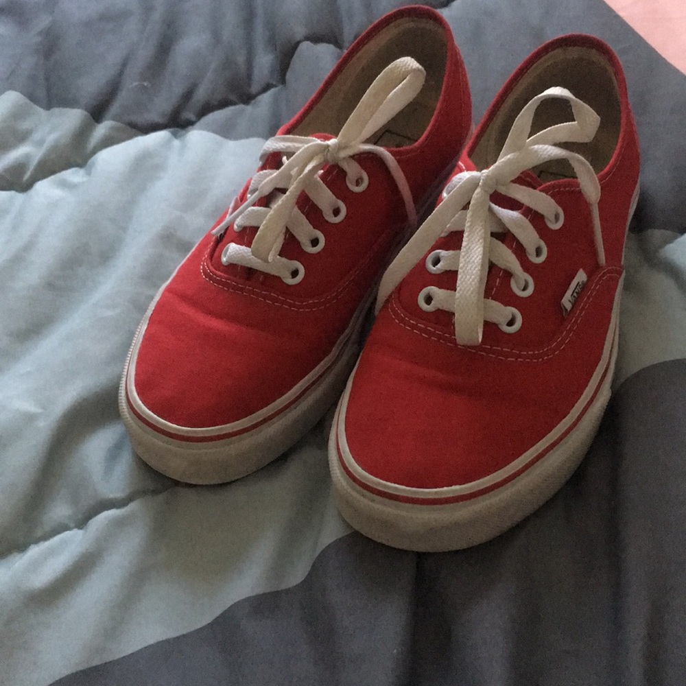 Vans Red size 5.5Y